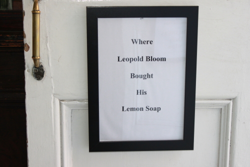 Ulysses, Leopold Bloom, James Joyce,  lemon soap, Sweny's pharamacy