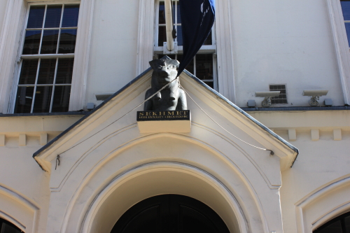 Sotheby's entrance, Sotheby's London