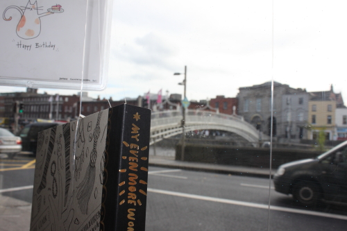 Bridge view from The Winding Stairs Ha'penny Bridge