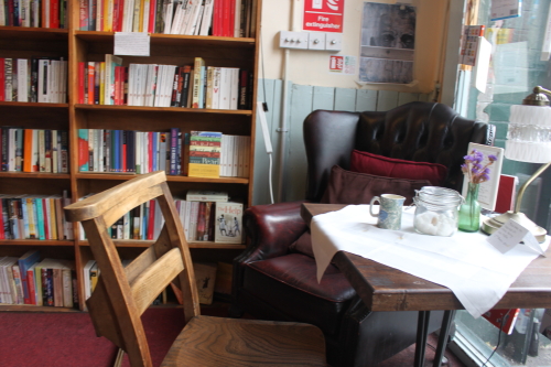 Table at the Winding Stairs Window table at The Winding Stair