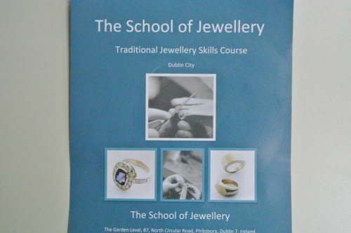 Jewellry schoo flyer - Deirdre O'Donnell