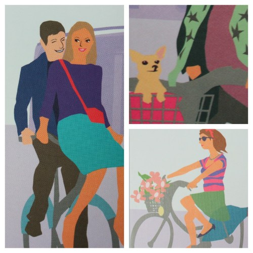 girls on bikes - ursula celano notebook