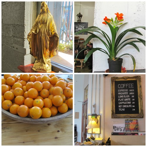 collage of fumbally interior