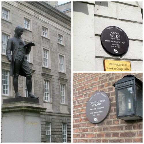 statue and plaques