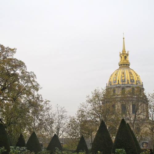 rodin museum paris - view  from the garden
