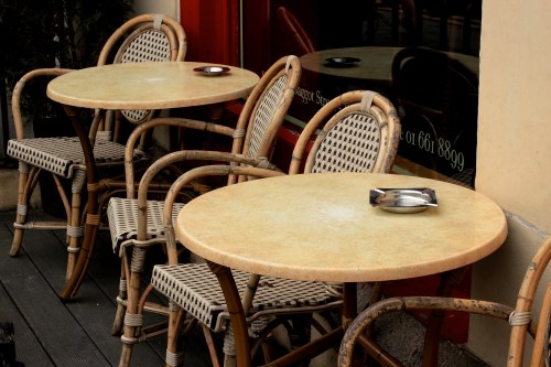 the terrace at chez max